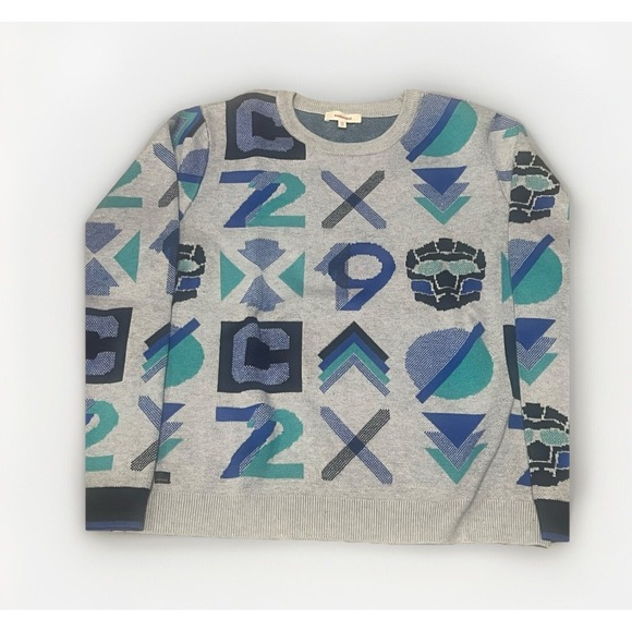 Catimini Sweaters - Catimini‎ Bright Graphic Jacquard Sweater Youth Size 12